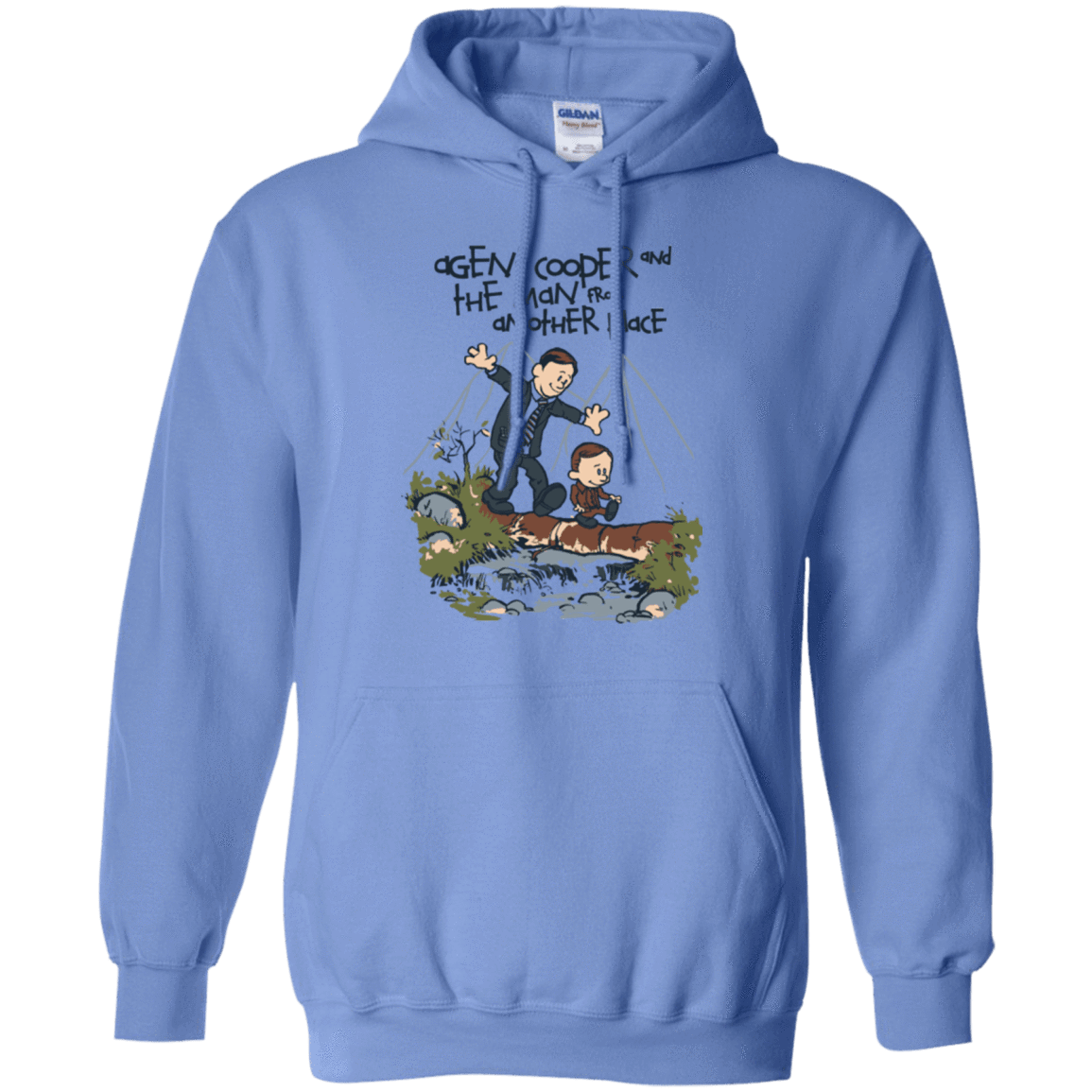 Sweatshirts Carolina Blue / Small Agent Cooper and Pullover Hoodie
