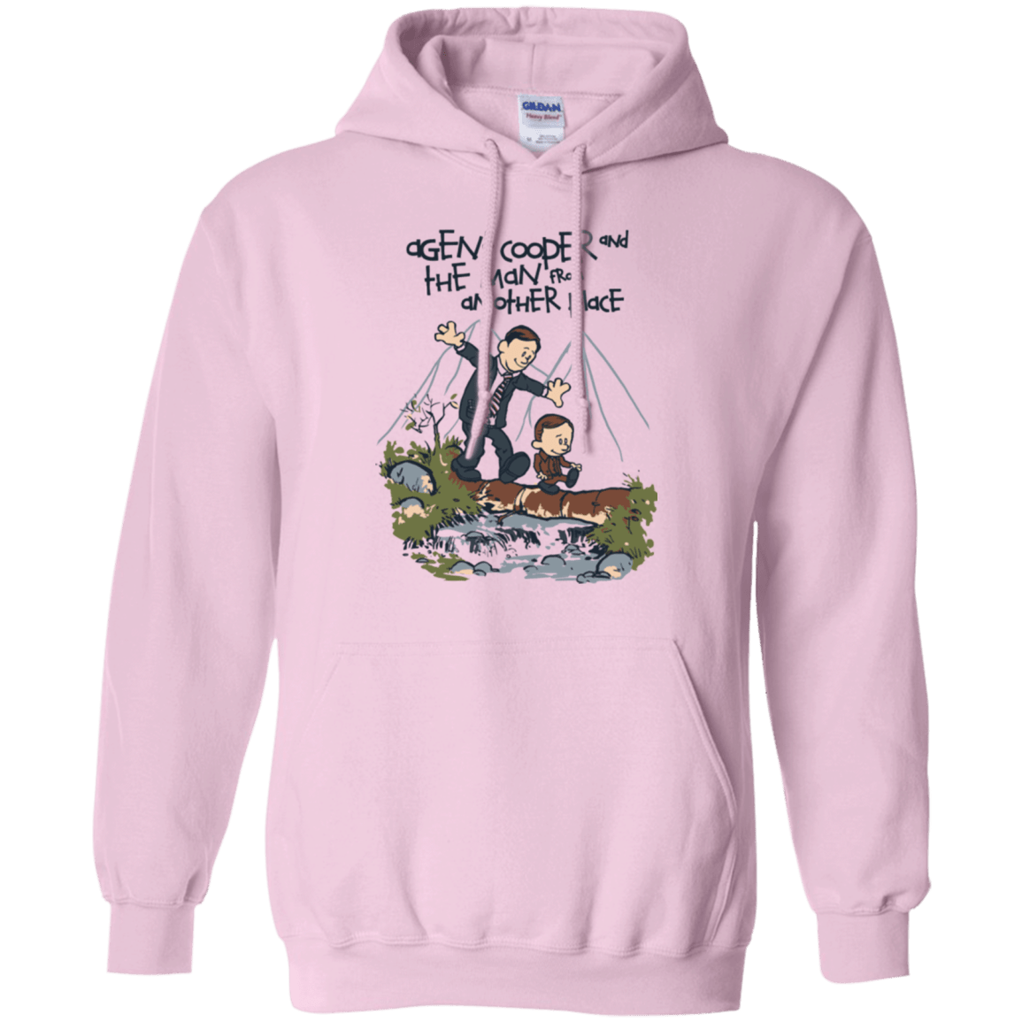 Sweatshirts Light Pink / Small Agent Cooper and Pullover Hoodie