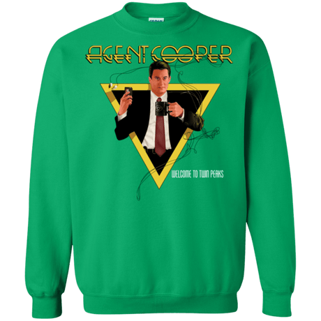 Sweatshirts Irish Green / Small Agent Cooper Crewneck Sweatshirt