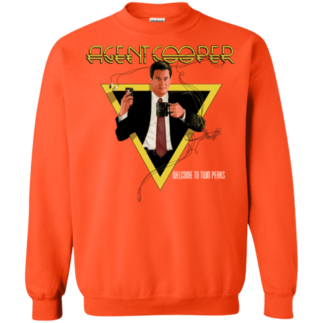 Sweatshirts Orange / Small Agent Cooper Crewneck Sweatshirt