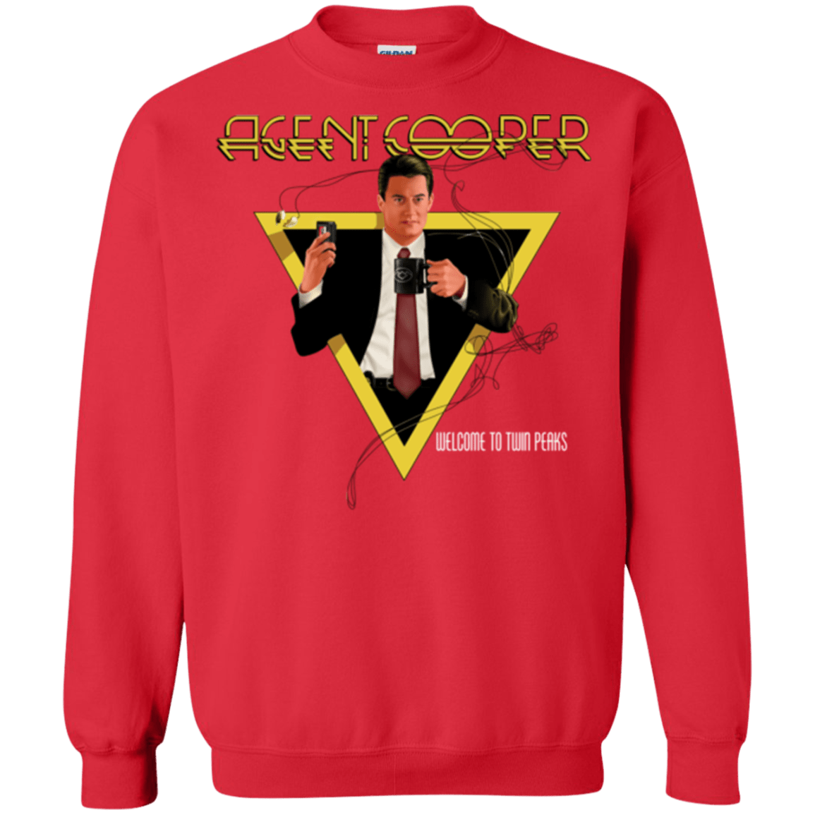 Sweatshirts Red / Small Agent Cooper Crewneck Sweatshirt