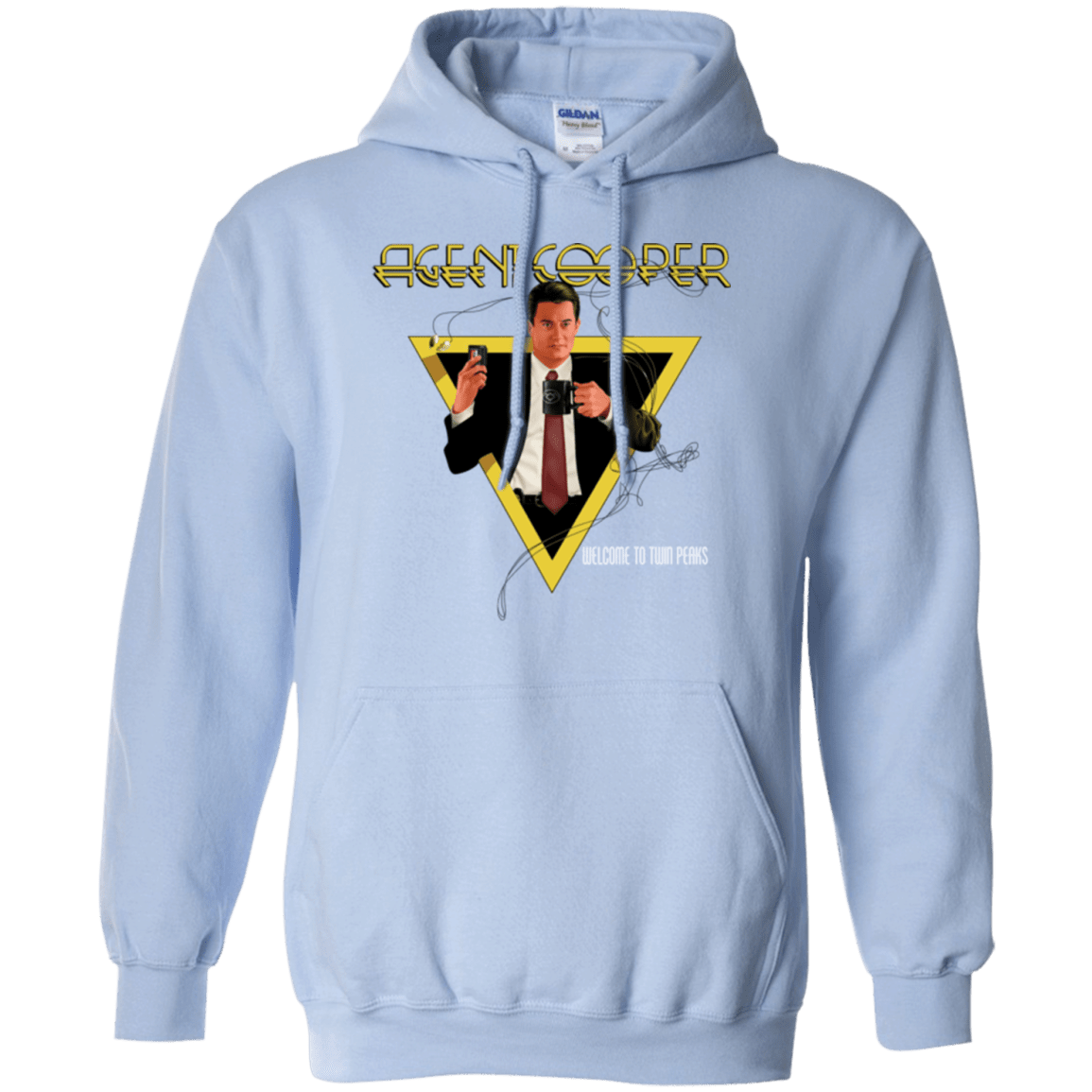 Sweatshirts Light Blue / Small Agent Cooper Pullover Hoodie