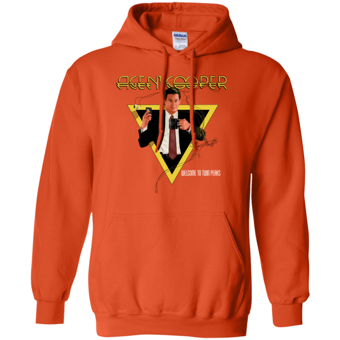 Sweatshirts Orange / Small Agent Cooper Pullover Hoodie