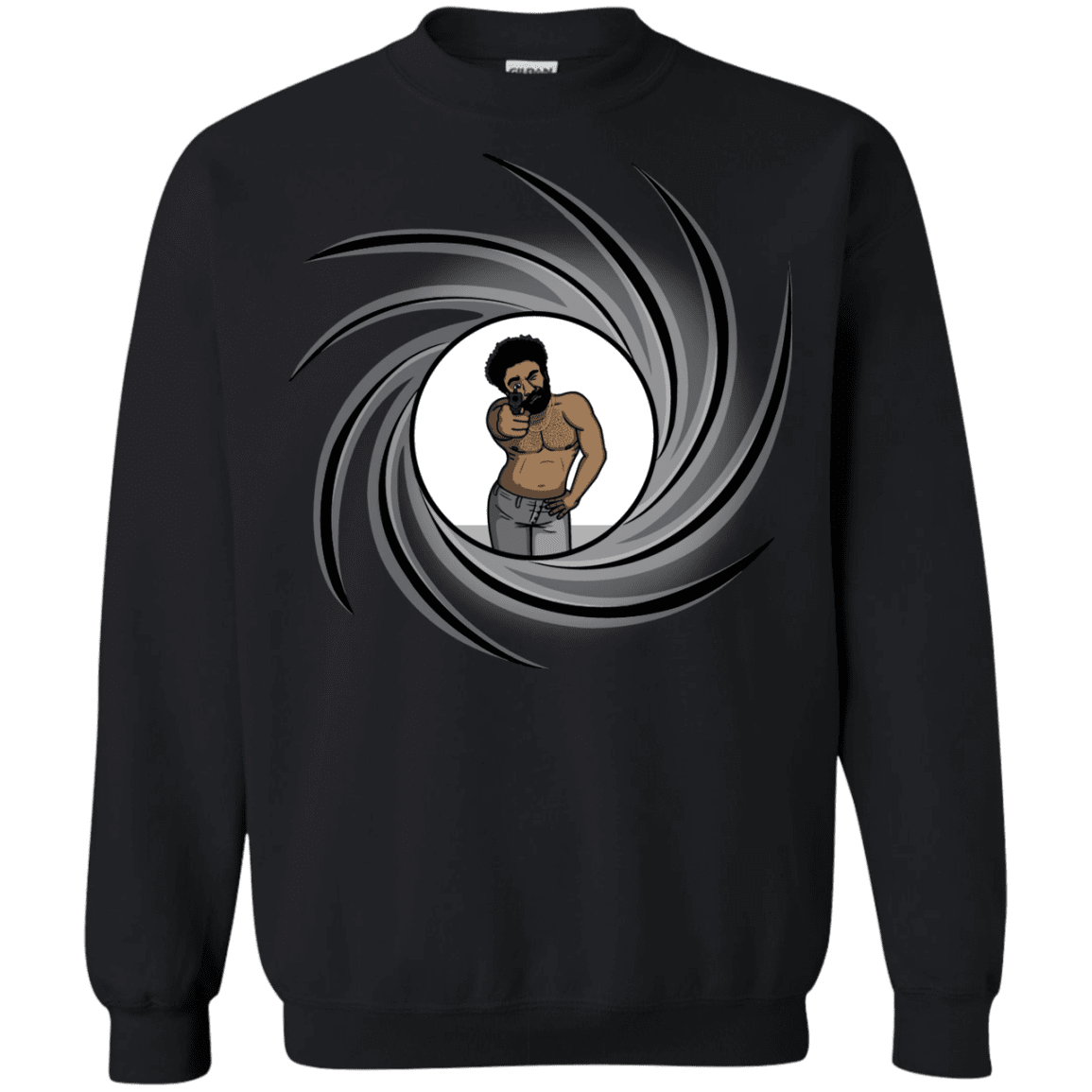 Sweatshirts Black / S Agent Gambino Crewneck Sweatshirt