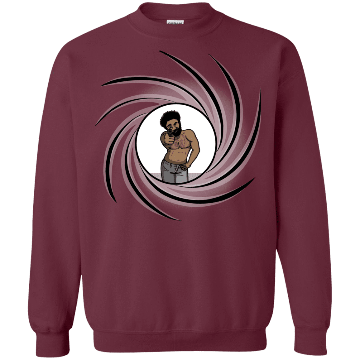 Sweatshirts Maroon / S Agent Gambino Crewneck Sweatshirt