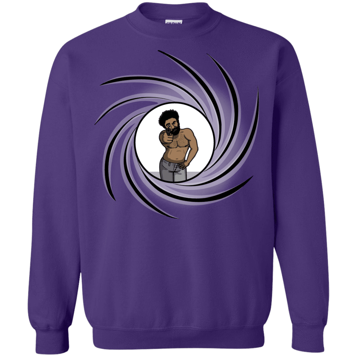 Sweatshirts Purple / S Agent Gambino Crewneck Sweatshirt