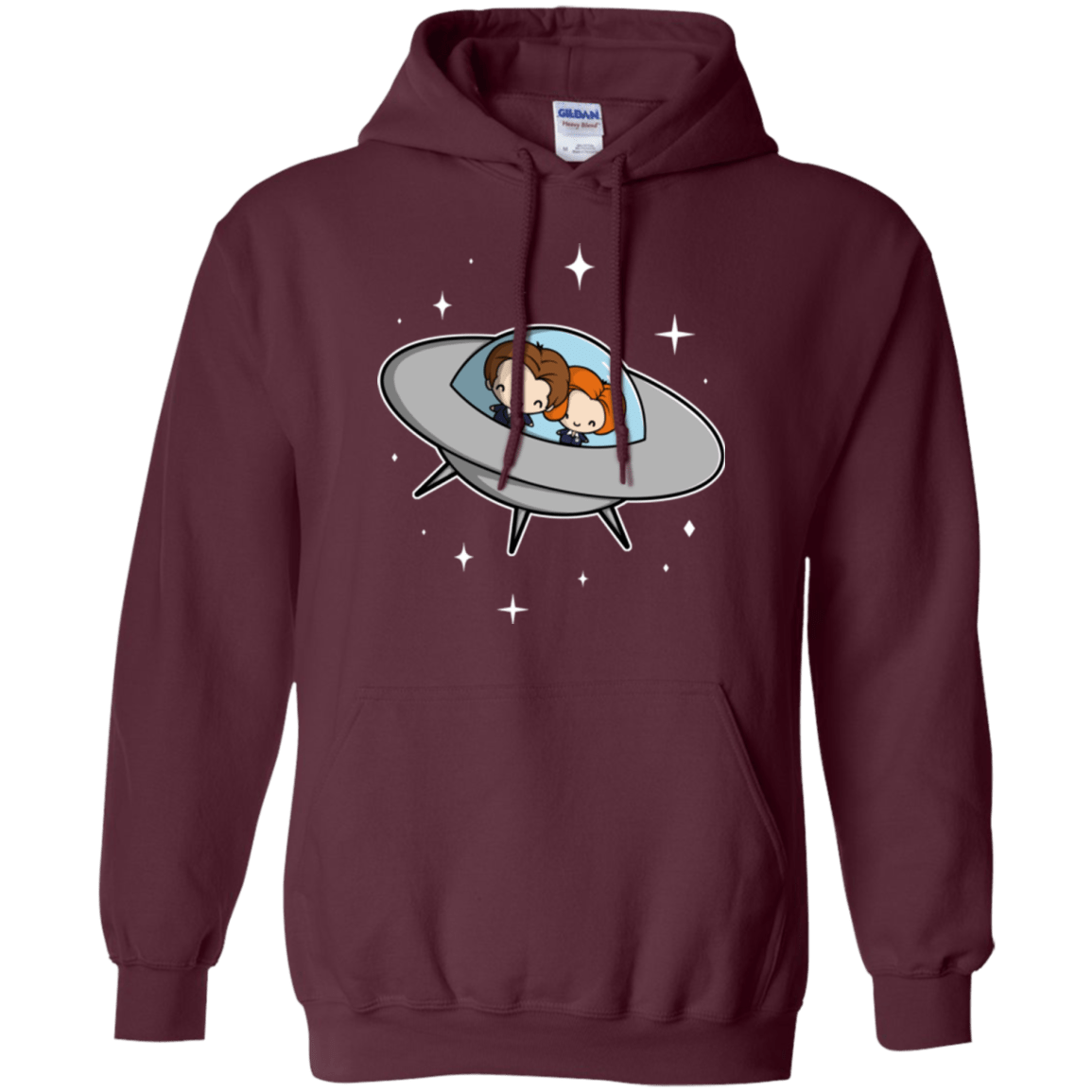 Sweatshirts Maroon / Small Agents in Space Pullover Hoodie