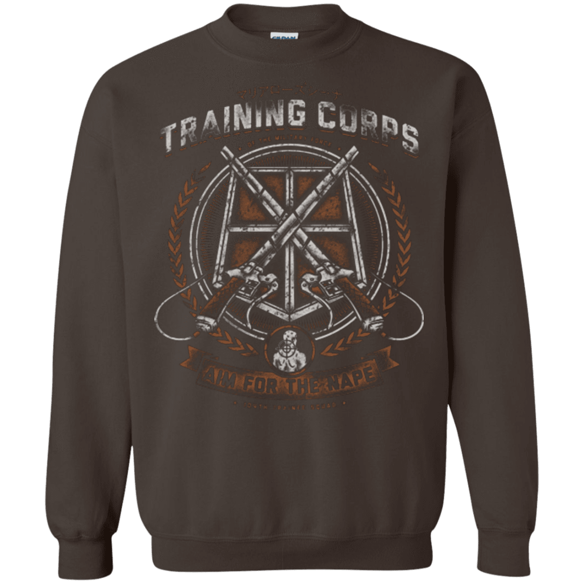 Sweatshirts Dark Chocolate / Small Aim for the Nape Crewneck Sweatshirt