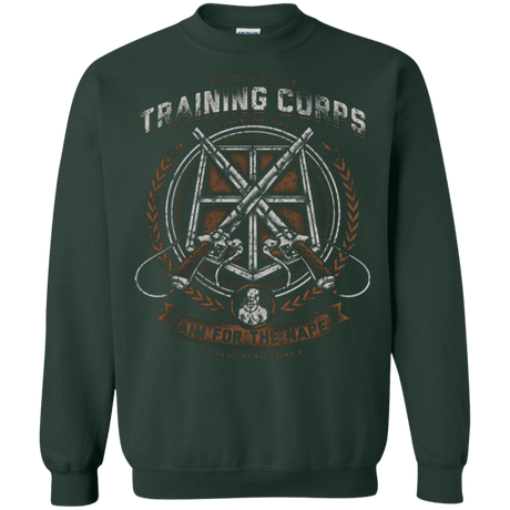 Sweatshirts Forest Green / Small Aim for the Nape Crewneck Sweatshirt