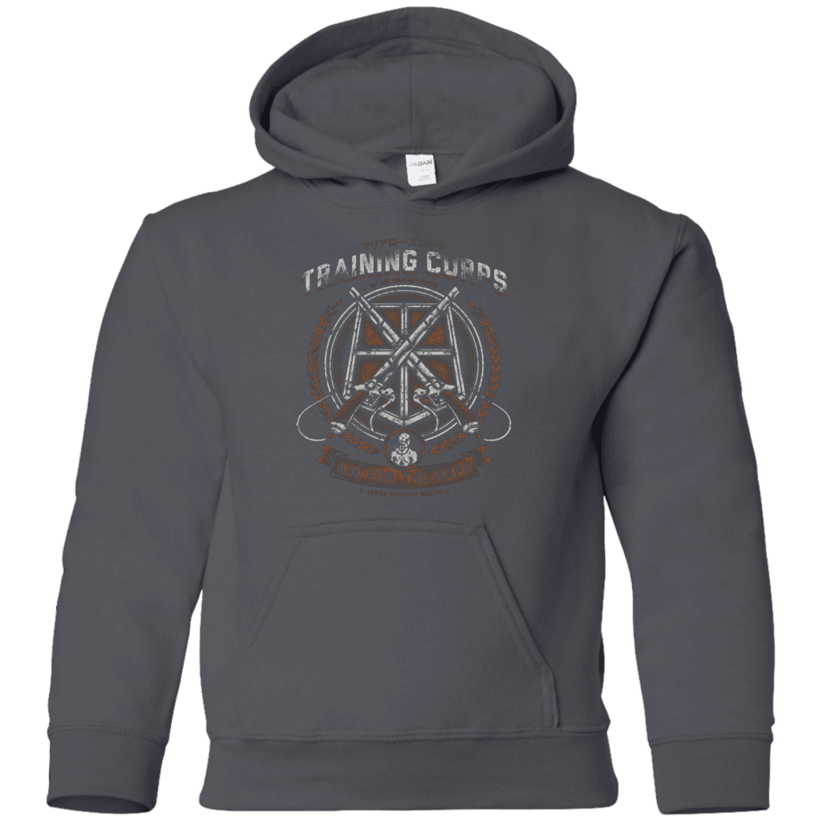 Sweatshirts Charcoal / YS Aim for the Nape Youth Hoodie