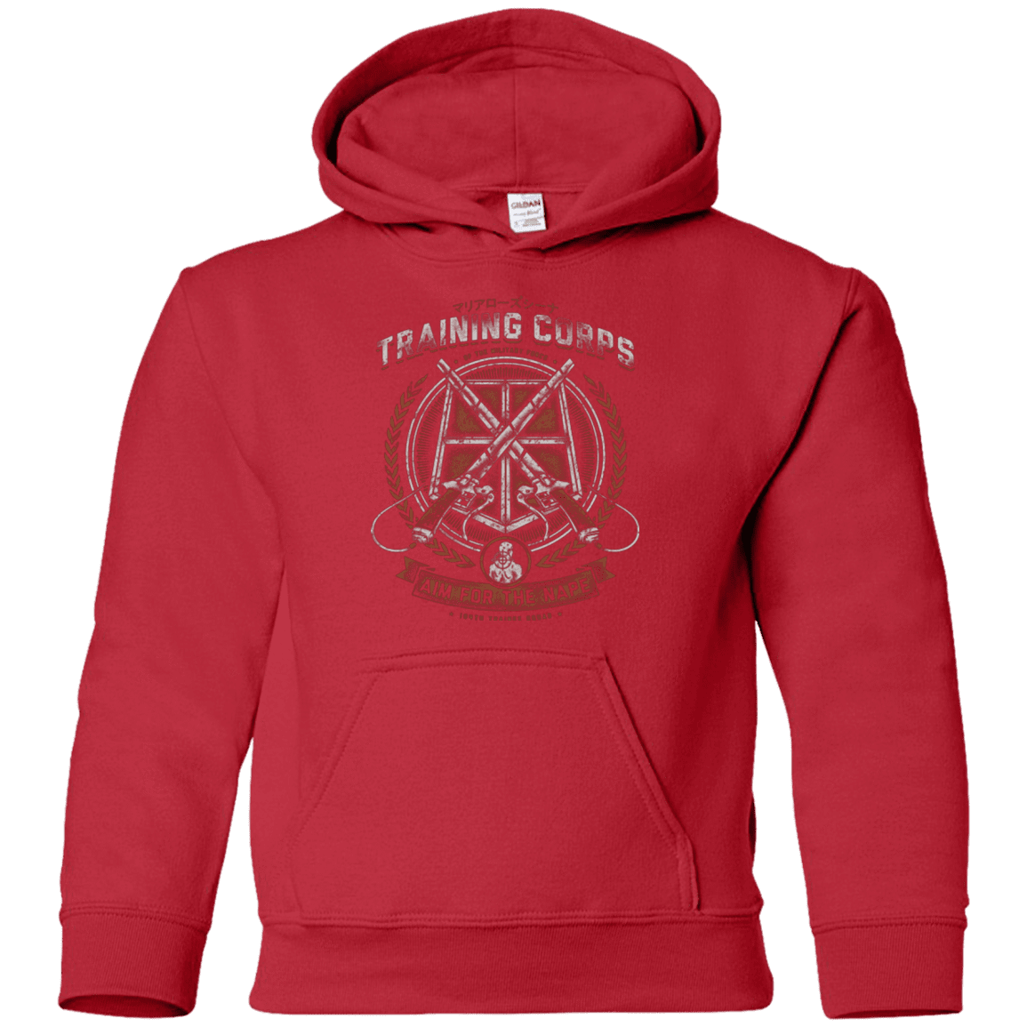 Sweatshirts Red / YS Aim for the Nape Youth Hoodie