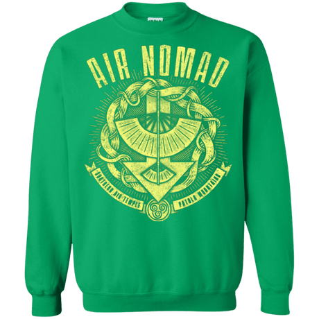 Sweatshirts Irish Green / Small Air is Peaceful Crewneck Sweatshirt