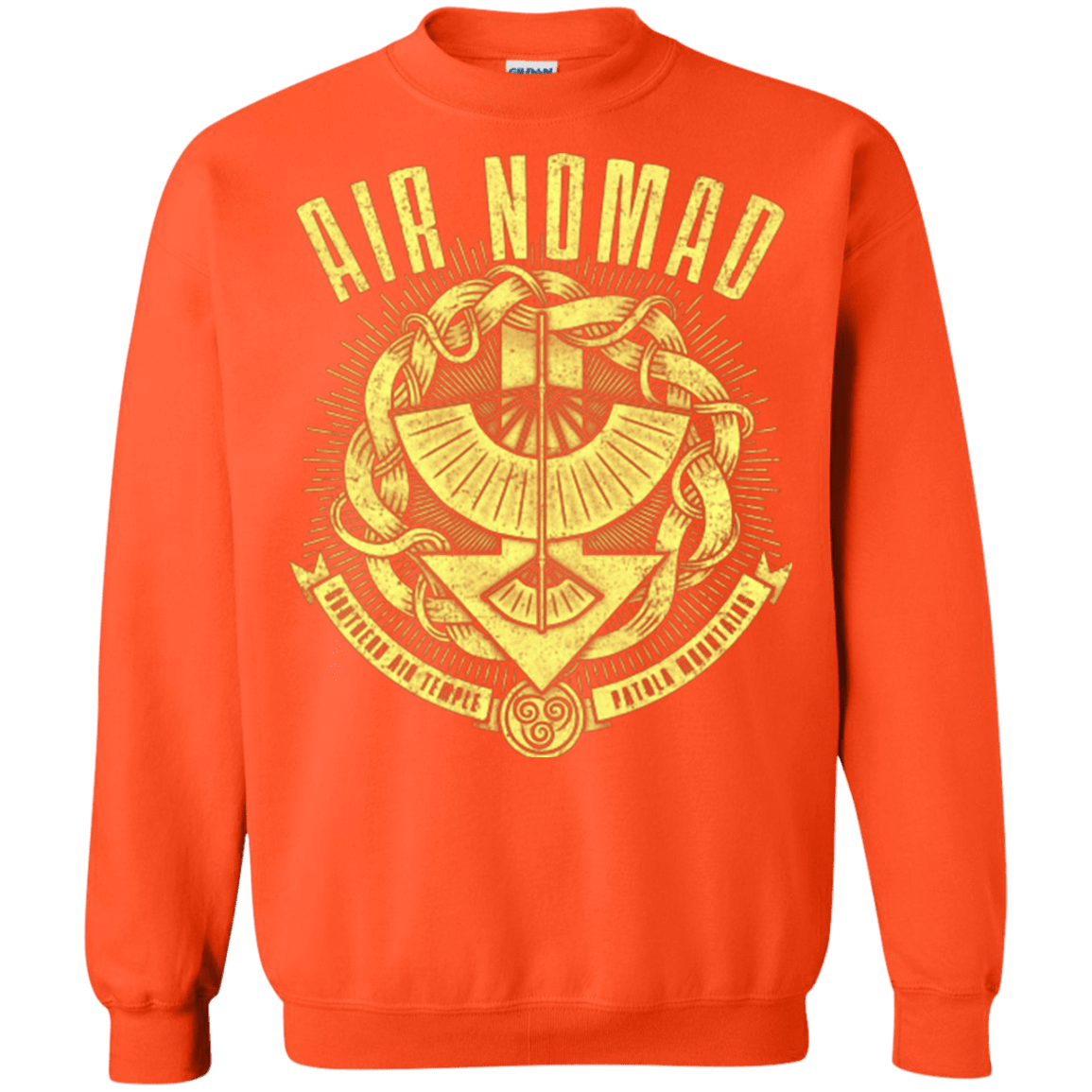 Sweatshirts Orange / Small Air is Peaceful Crewneck Sweatshirt