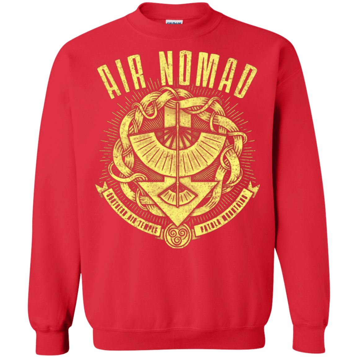Sweatshirts Red / Small Air is Peaceful Crewneck Sweatshirt