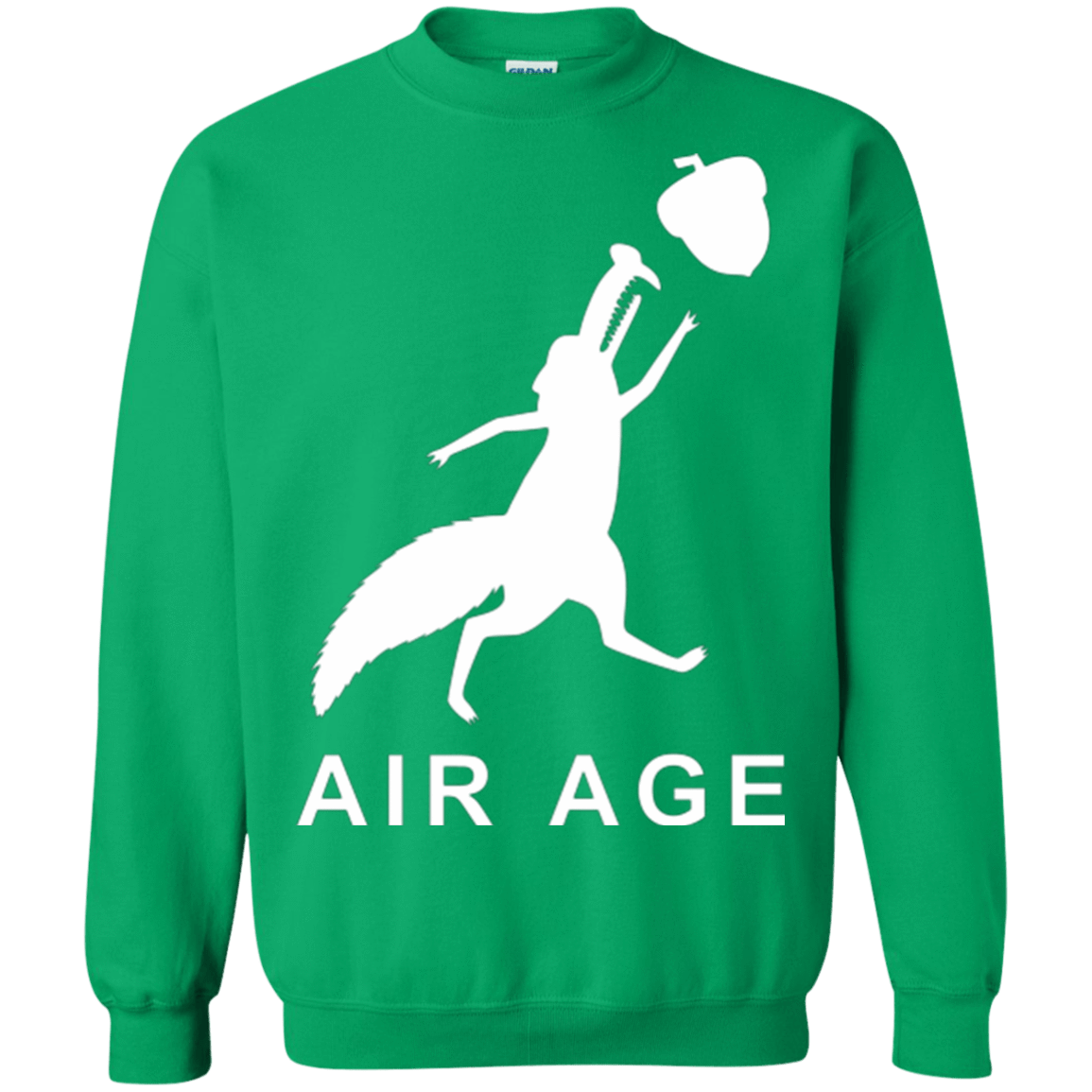 Sweatshirts Irish Green / Small Air Nut Crewneck Sweatshirt