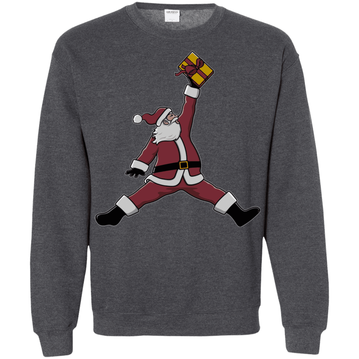 Sweatshirts Dark Heather / S Air Santa Crewneck Sweatshirt