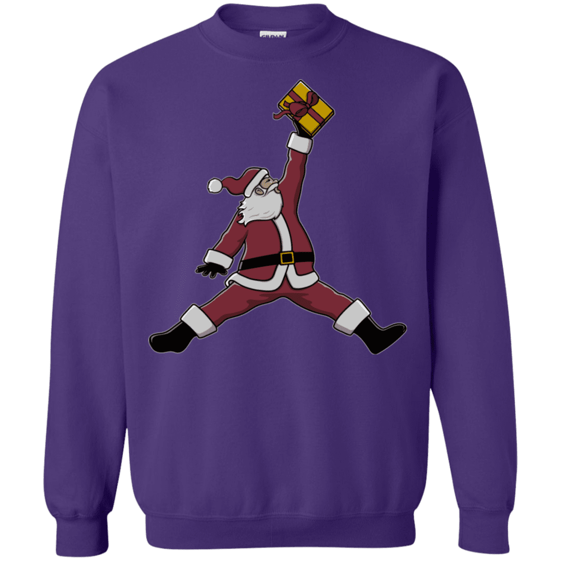 Sweatshirts Purple / S Air Santa Crewneck Sweatshirt