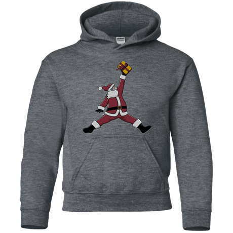 Sweatshirts Dark Heather / YS Air Santa Youth Hoodie