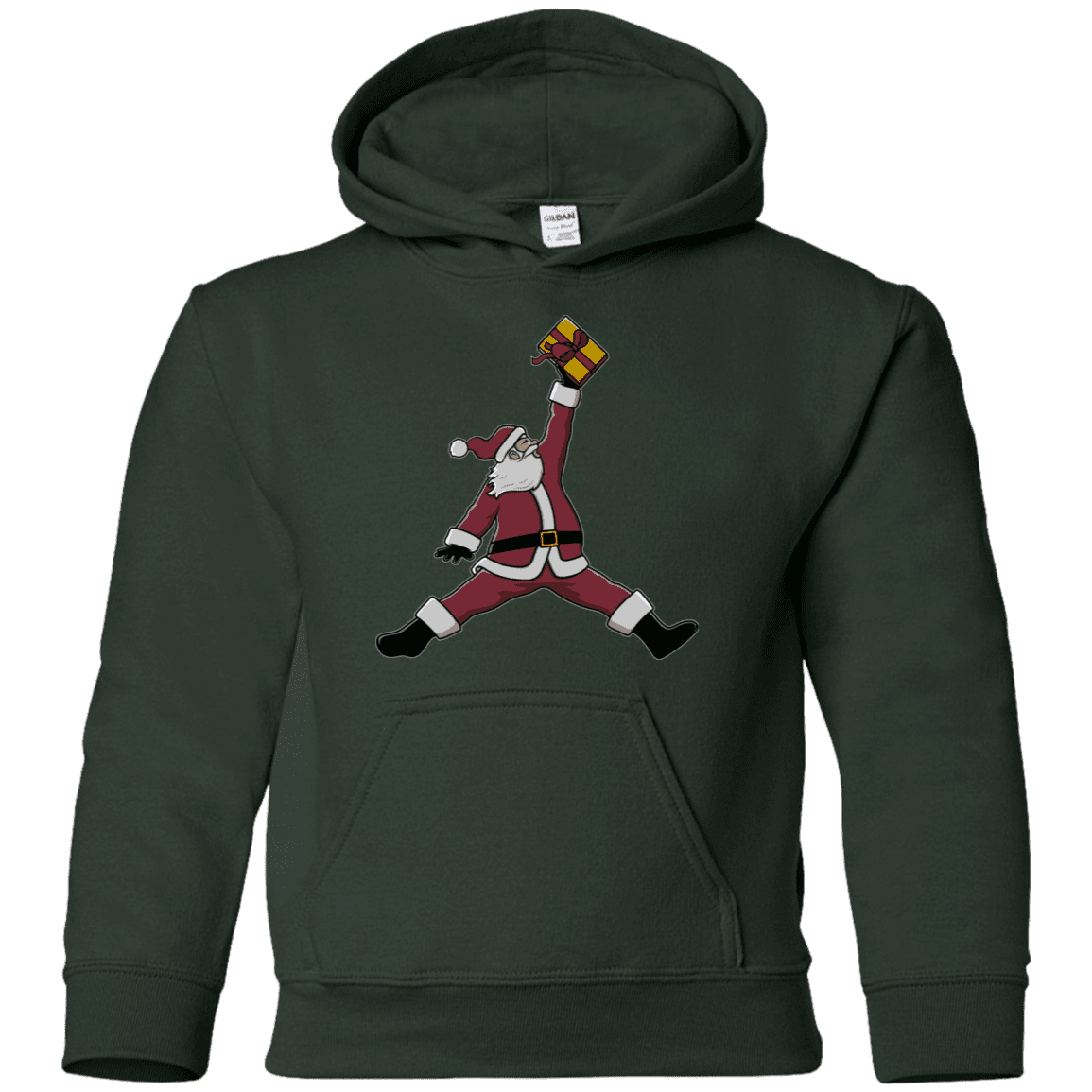 Sweatshirts Forest Green / YS Air Santa Youth Hoodie