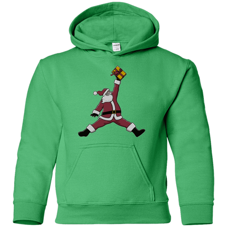 Sweatshirts Irish Green / YS Air Santa Youth Hoodie