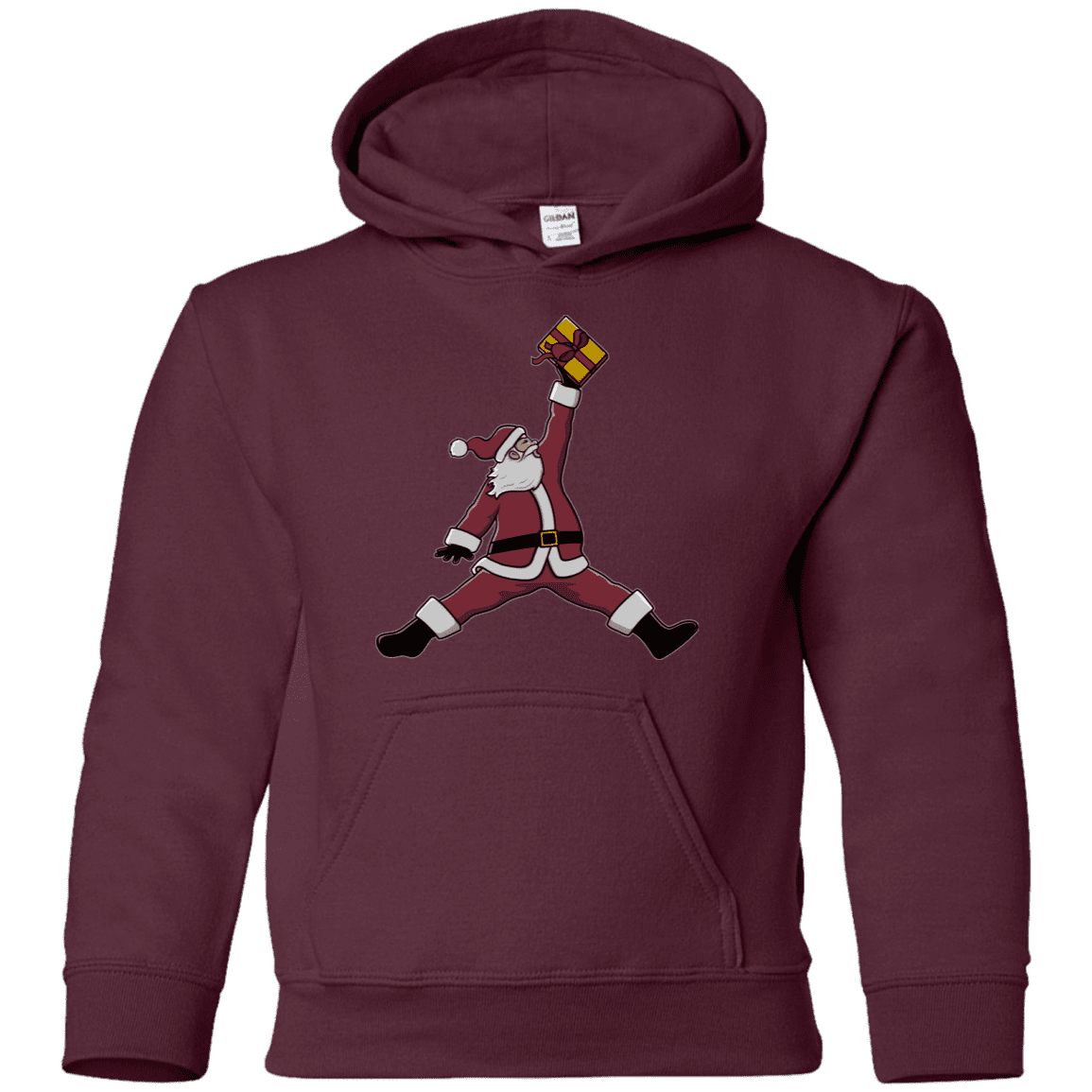 Sweatshirts Maroon / YS Air Santa Youth Hoodie