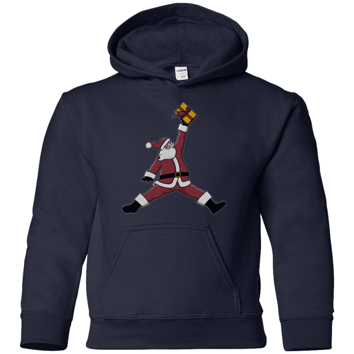 Sweatshirts Navy / YS Air Santa Youth Hoodie