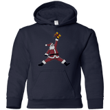 Sweatshirts Navy / YS Air Santa Youth Hoodie