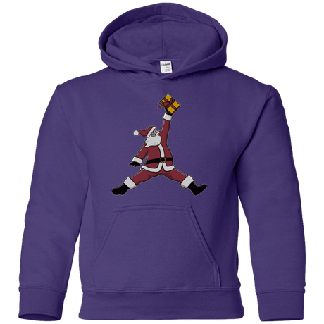 Sweatshirts Purple / YS Air Santa Youth Hoodie