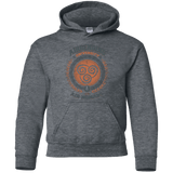 Sweatshirts Dark Heather / YS Airbending University Youth Hoodie
