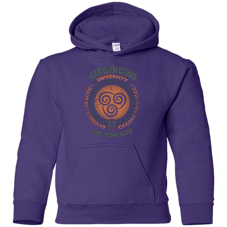 Sweatshirts Purple / YS Airbending University Youth Hoodie