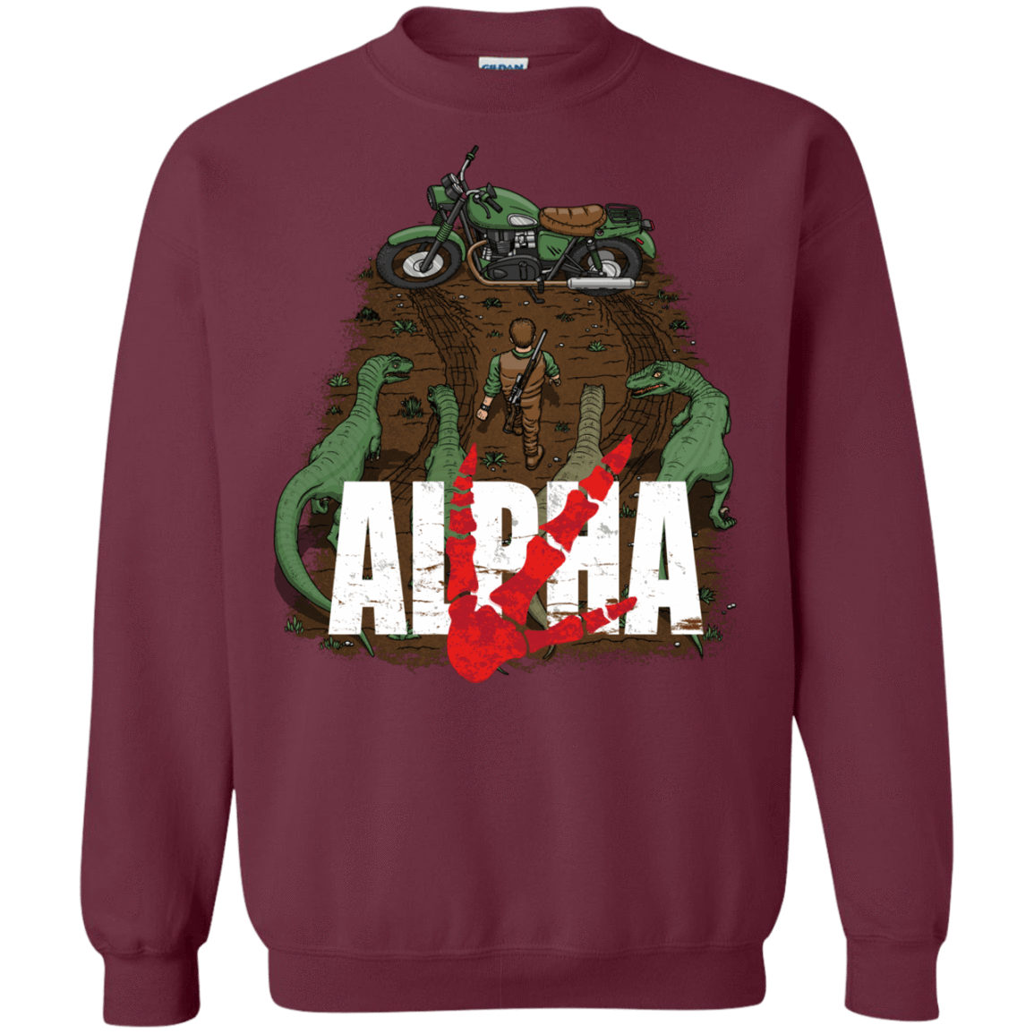 Sweatshirts Maroon / Small Akira Park Crewneck Sweatshirt