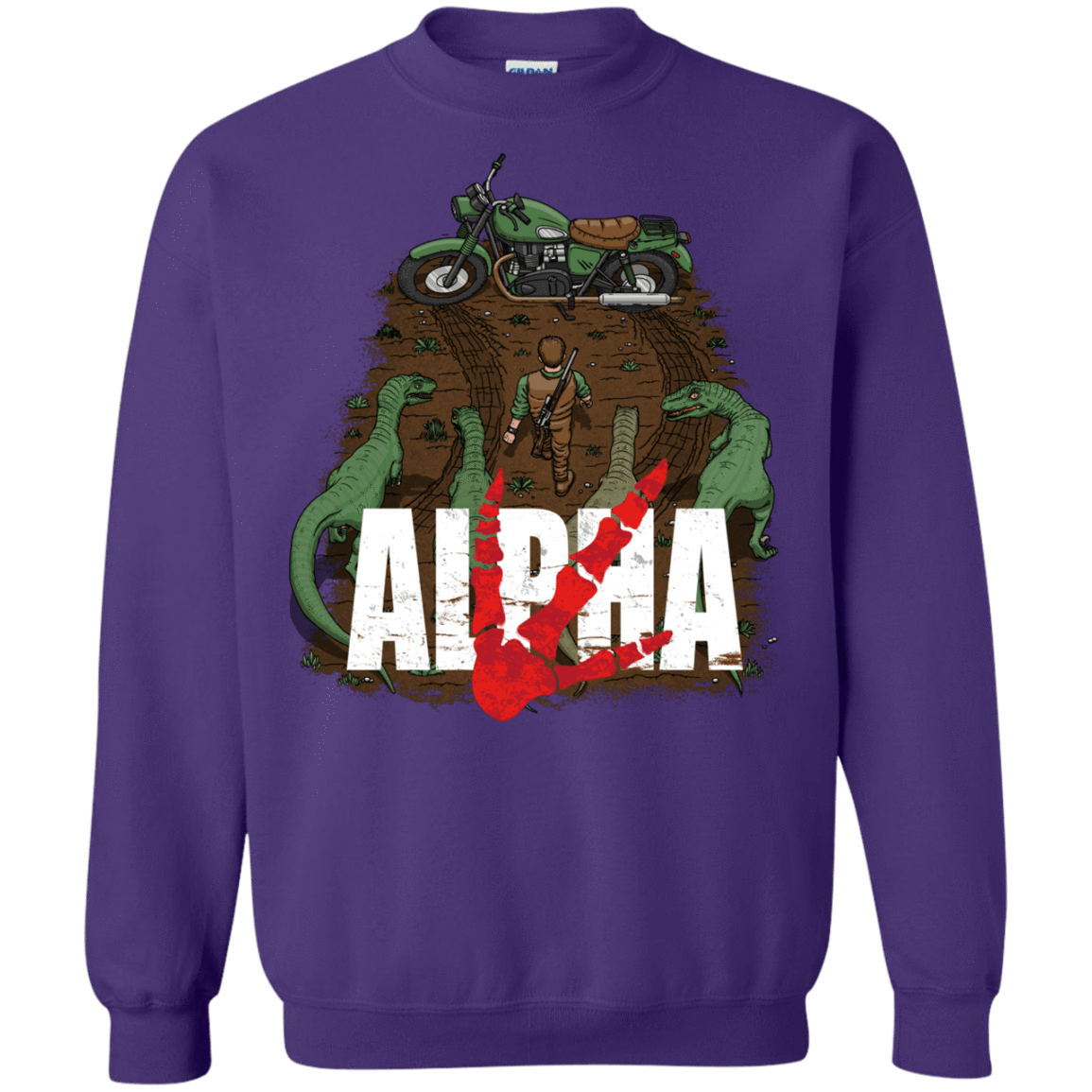 Sweatshirts Purple / Small Akira Park Crewneck Sweatshirt