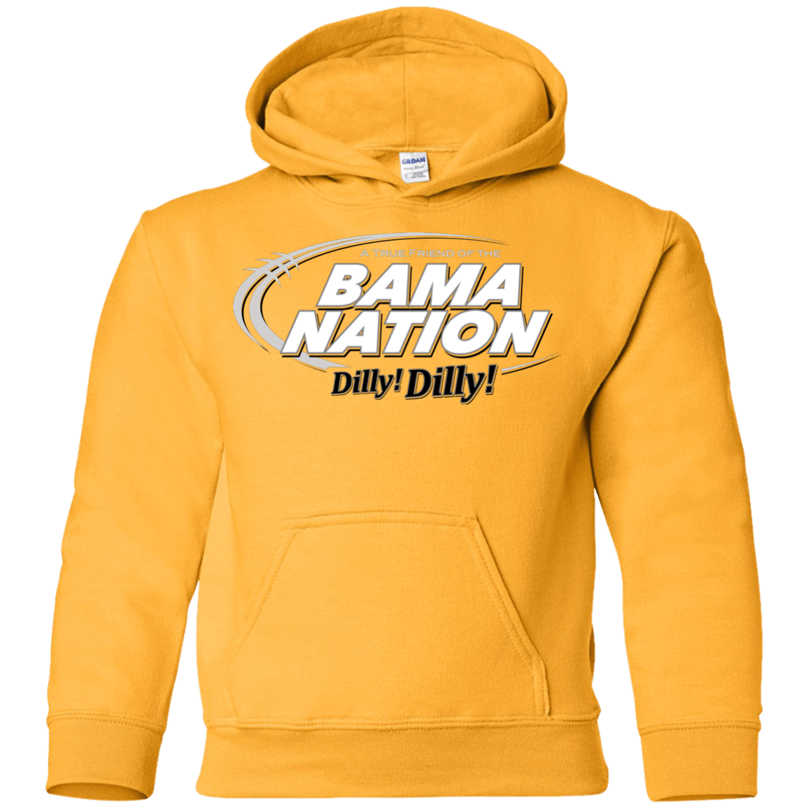 Sweatshirts Gold / YS Alabama Dilly Dilly Youth Hoodie