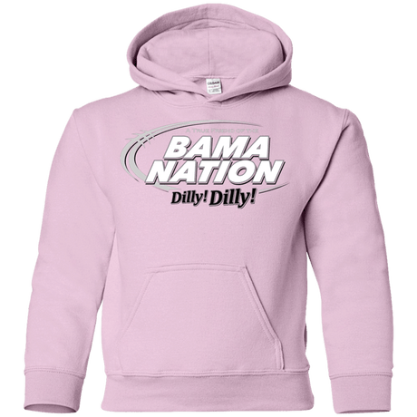 Sweatshirts Light Pink / YS Alabama Dilly Dilly Youth Hoodie