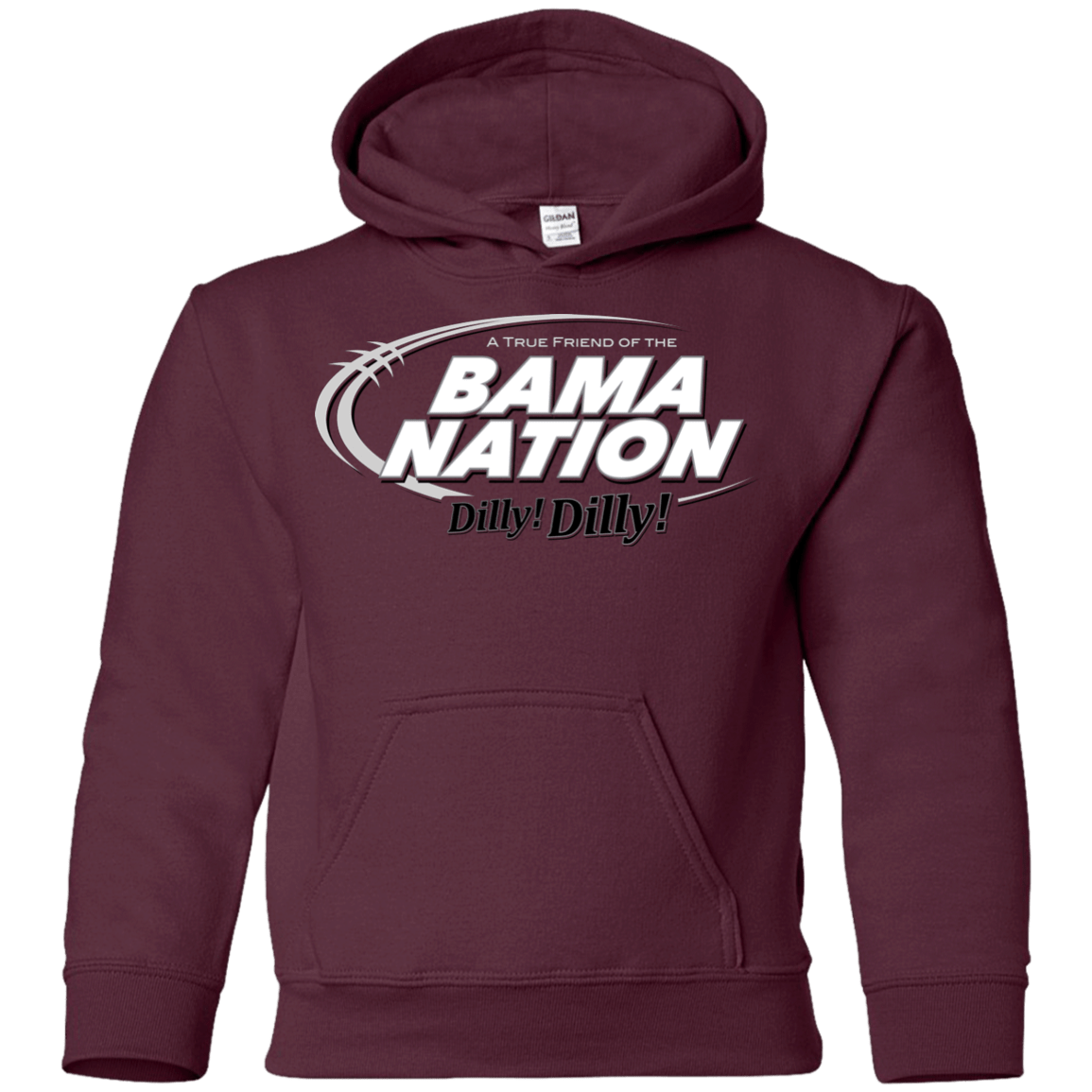 Sweatshirts Maroon / YS Alabama Dilly Dilly Youth Hoodie