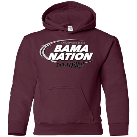 Sweatshirts Maroon / YS Alabama Dilly Dilly Youth Hoodie