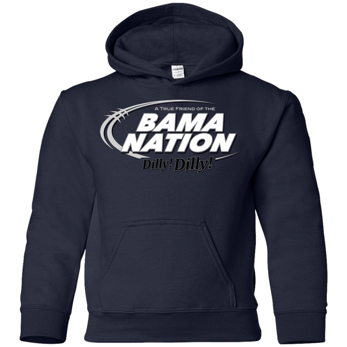 Sweatshirts Navy / YS Alabama Dilly Dilly Youth Hoodie