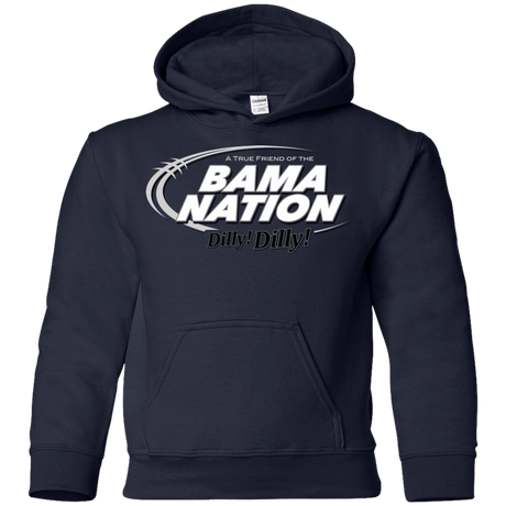 Sweatshirts Navy / YS Alabama Dilly Dilly Youth Hoodie