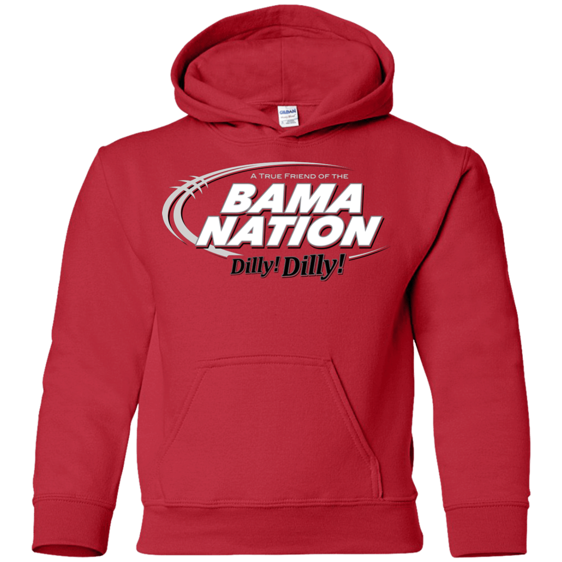 Sweatshirts Red / YS Alabama Dilly Dilly Youth Hoodie