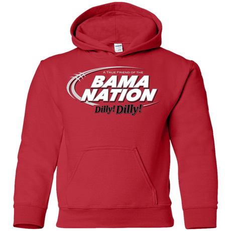Sweatshirts Red / YS Alabama Dilly Dilly Youth Hoodie