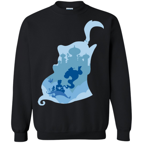 Sweatshirts Black / Small Aladdin Portrait-pop Crewneck Sweatshirt