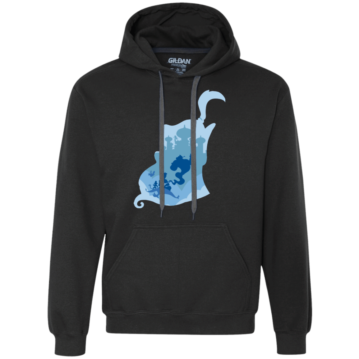 Sweatshirts Black / Small Aladdin Portrait-pop Premium Fleece Hoodie