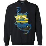 Sweatshirts Black / S Aladdin Silhouette Crewneck Sweatshirt