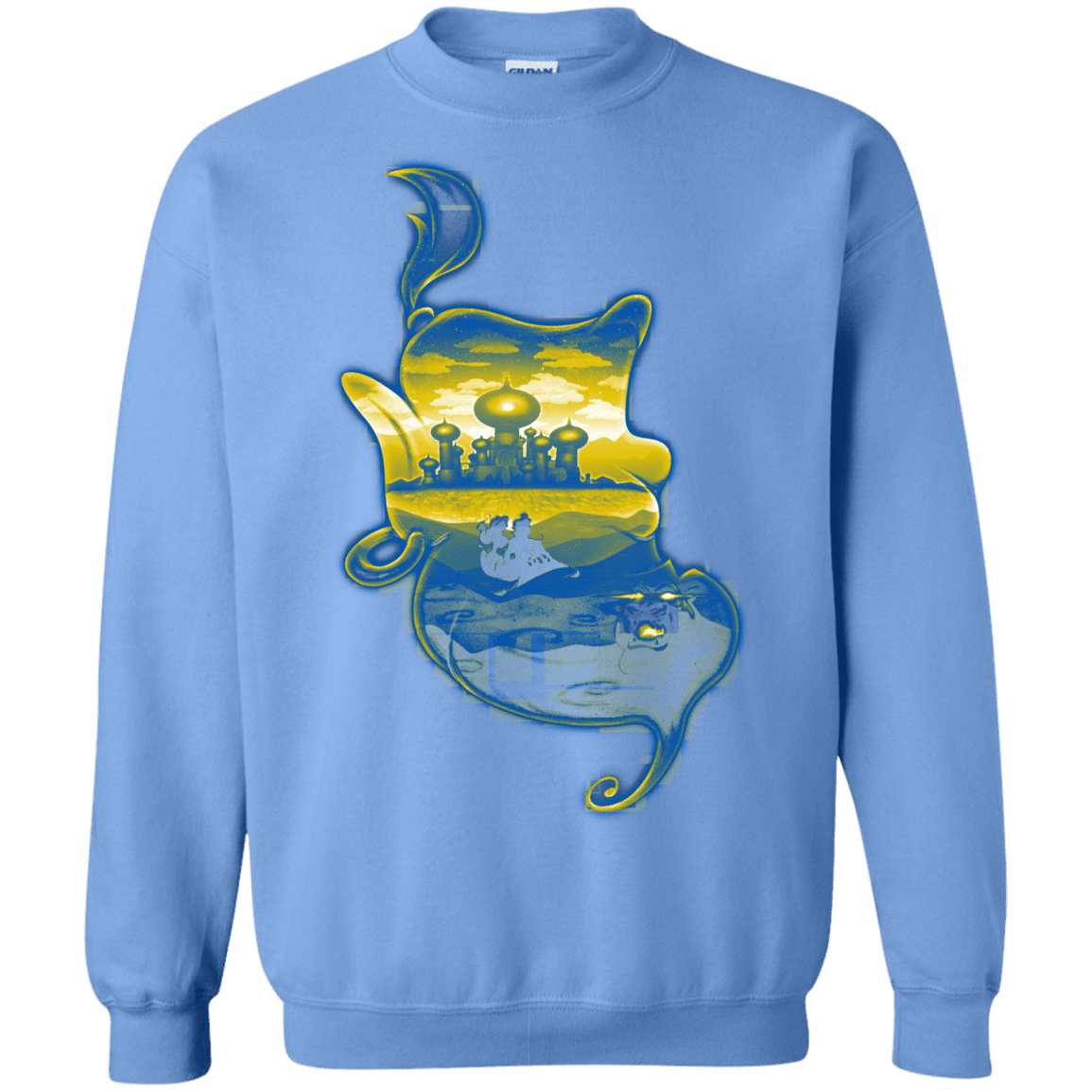 Sweatshirts Carolina Blue / S Aladdin Silhouette Crewneck Sweatshirt