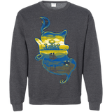 Sweatshirts Dark Heather / S Aladdin Silhouette Crewneck Sweatshirt