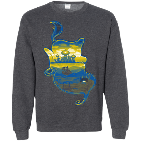 Sweatshirts Dark Heather / S Aladdin Silhouette Crewneck Sweatshirt