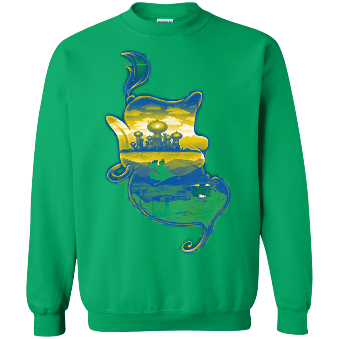 Sweatshirts Irish Green / S Aladdin Silhouette Crewneck Sweatshirt