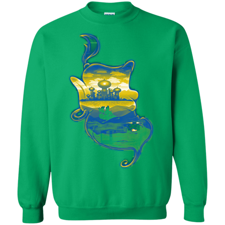 Sweatshirts Irish Green / S Aladdin Silhouette Crewneck Sweatshirt