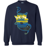 Sweatshirts Navy / S Aladdin Silhouette Crewneck Sweatshirt