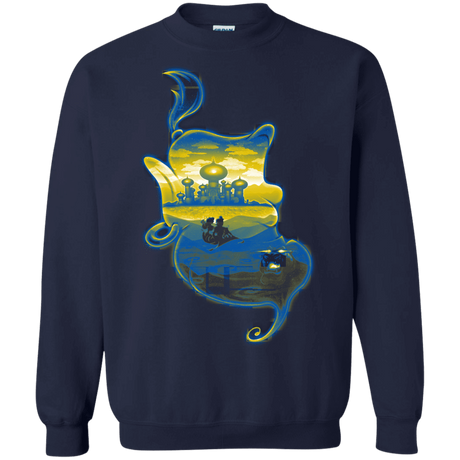 Sweatshirts Navy / S Aladdin Silhouette Crewneck Sweatshirt